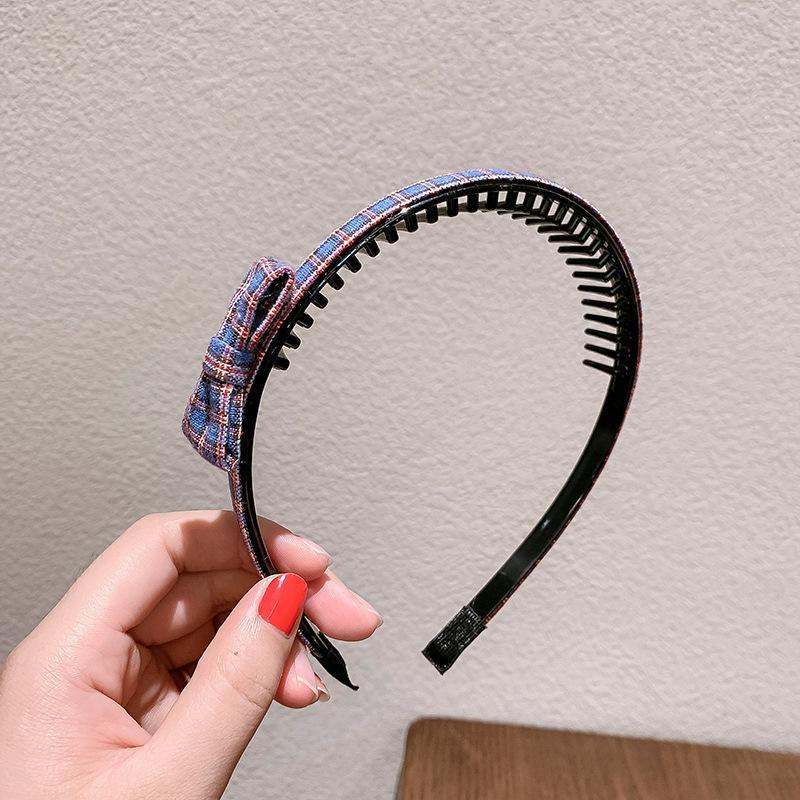 Children's Bow Hair Hoop Toothed Non-slip Hairpin