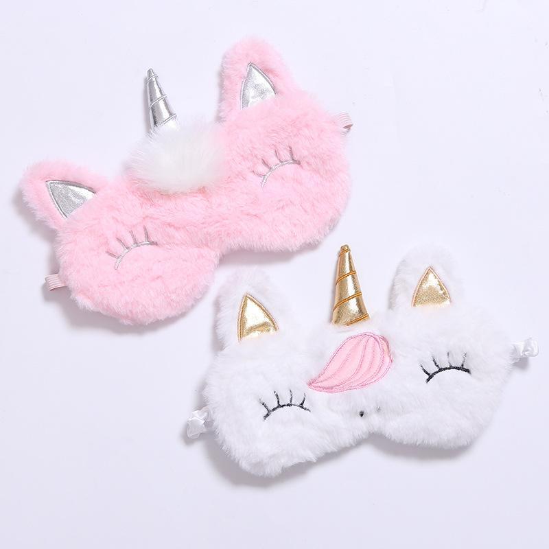 Unicorn Eye Patch Colorful Plush Eyeshade