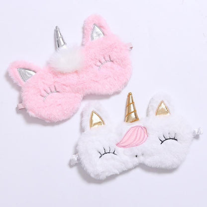 Unicorn Eye Patch Colorful Plush Eyeshade