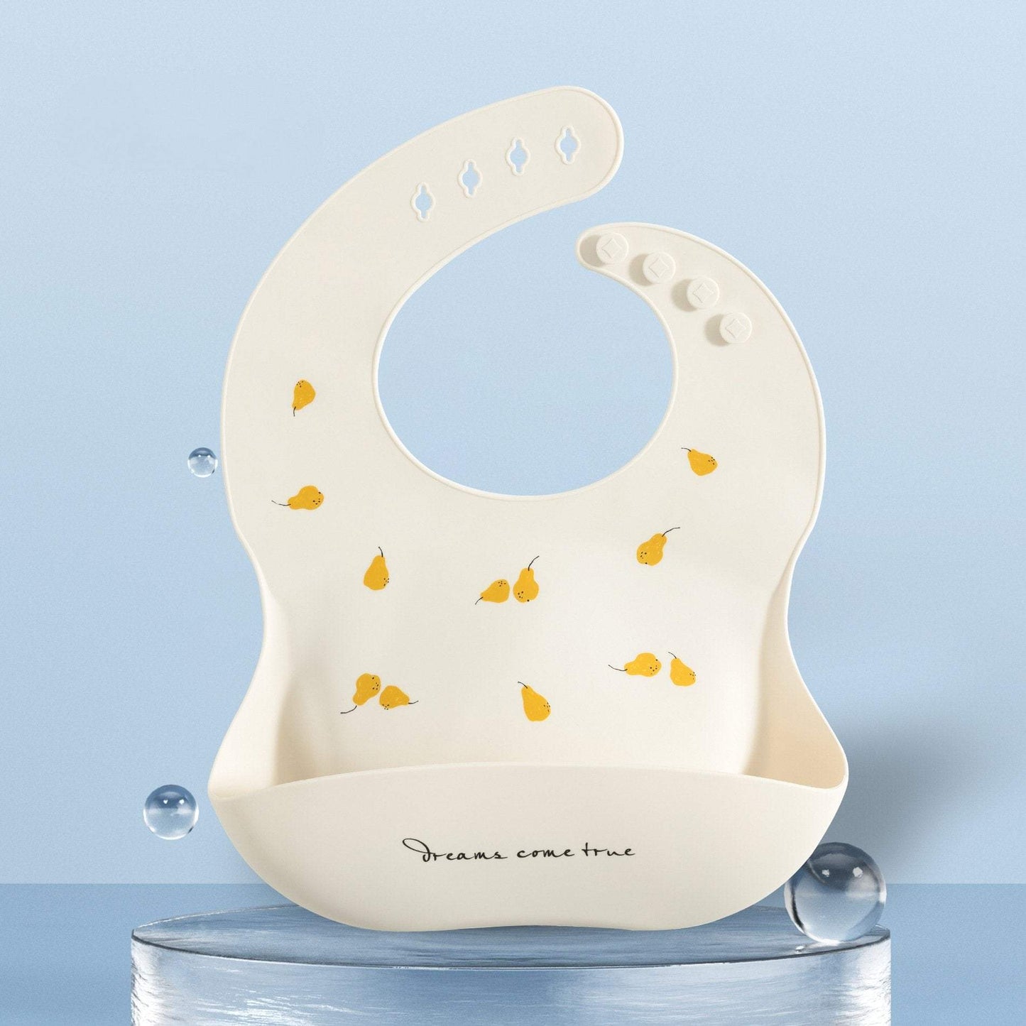 Baby Bib Waterproof Silicone Bib