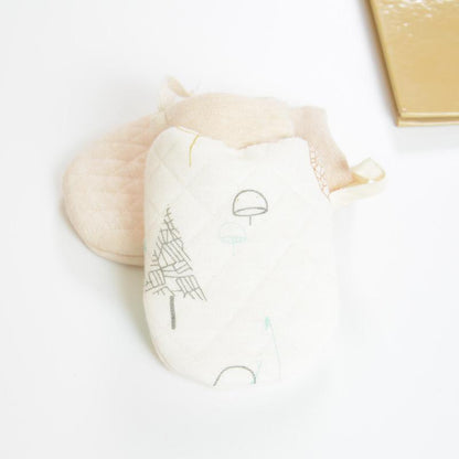 Baby's Thickened Anti-scratch Gloves with Rope