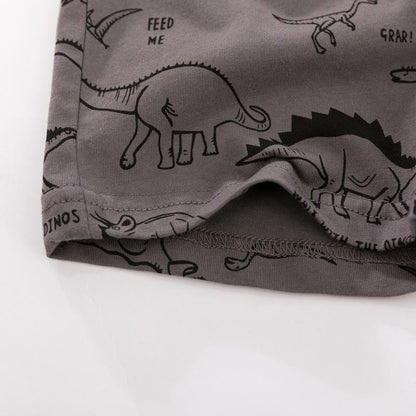 Little Maven Children's Suit European and American Children's Suit Summer New Cotton Cartoon Boys' Suit