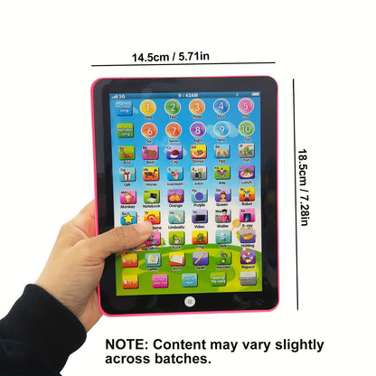 Children's Educational Tablet Toy For 3 Years Old +, Halloween, Christmas, And Thanksgiving Day Gift