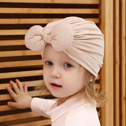 Baby Hat Cotton Bow Hat