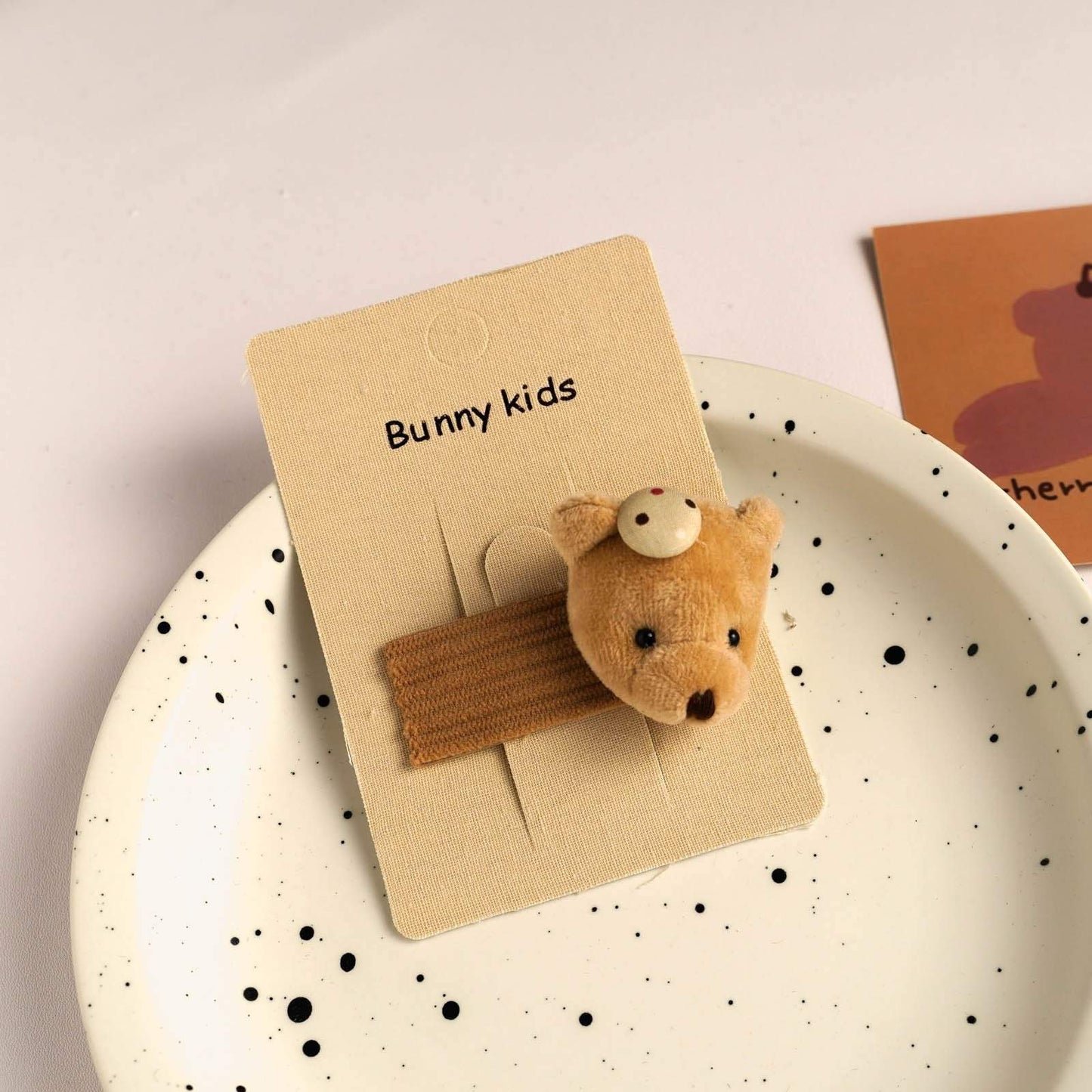 Flower Bear Bow Children's Hairpin