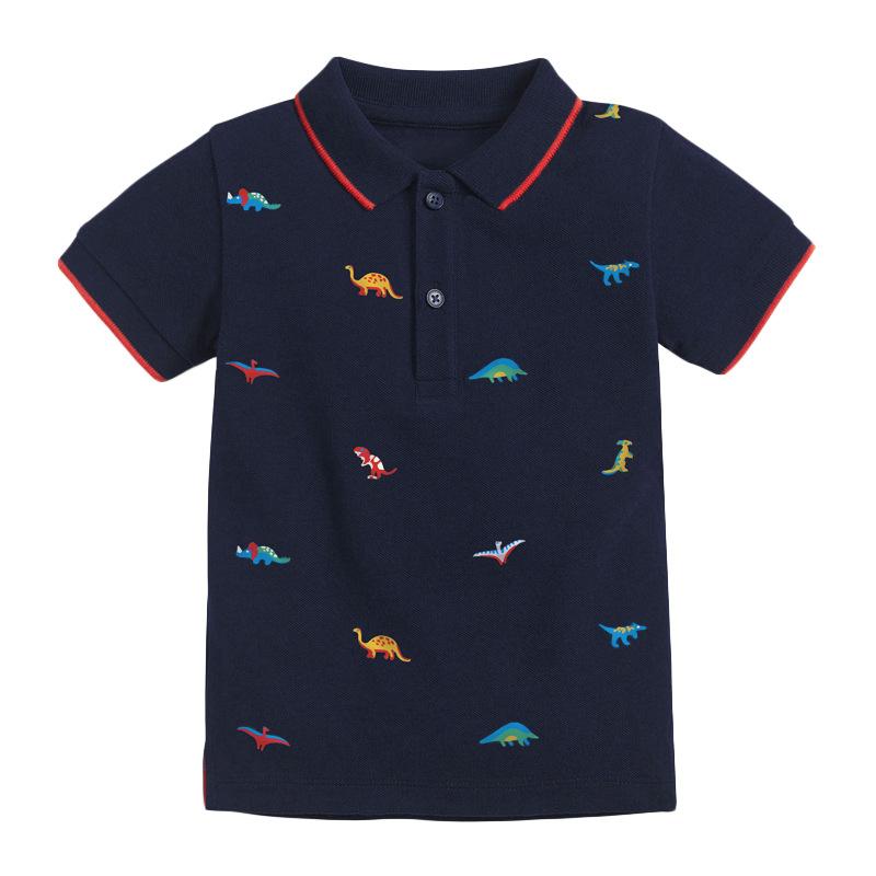 Children's T-shirt knitted boys' polo