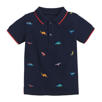 Children's T-shirt knitted boys' polo