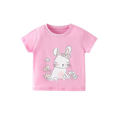Children's short sleeve T-shirt girls
