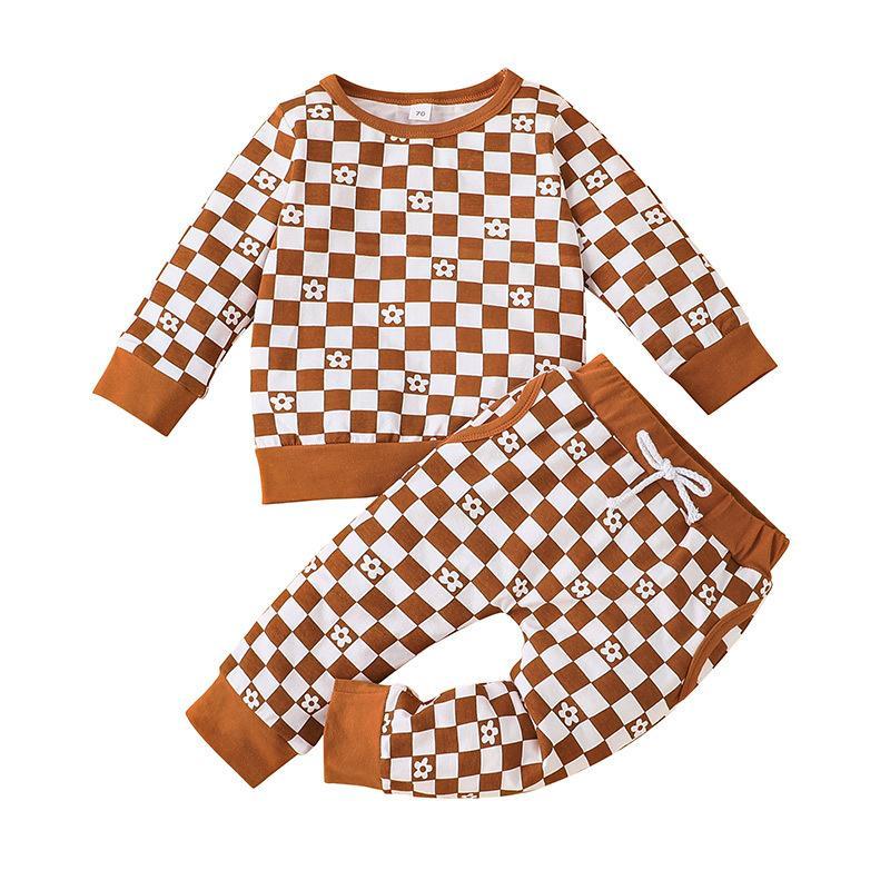 Crewneck Turtleneck Long Sleeve Jacket Pants Set