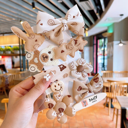 Children's Fabric Bow Hairpin