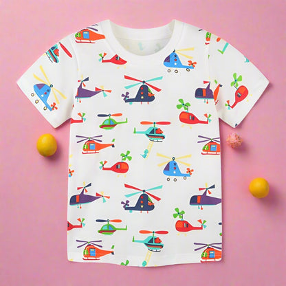 Cotton Children's Short Sleeve T-shirt
