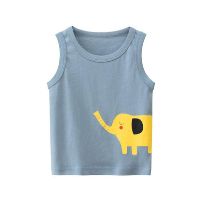 Boys' printed sleeveless top