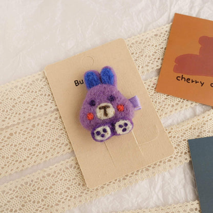 Children's Cartoon Animal Hairpin