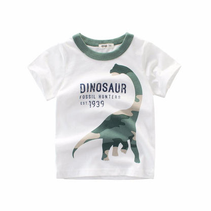 Wholesale of boys' short sleeved t-shirts