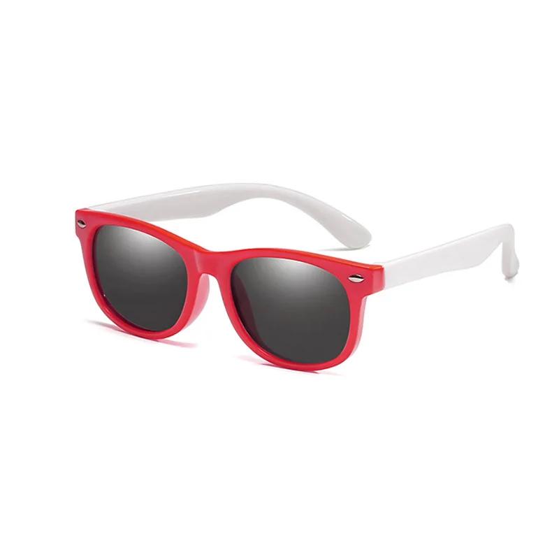 Polarized Kids Sunglasses TR90 Silicone Gel Frame