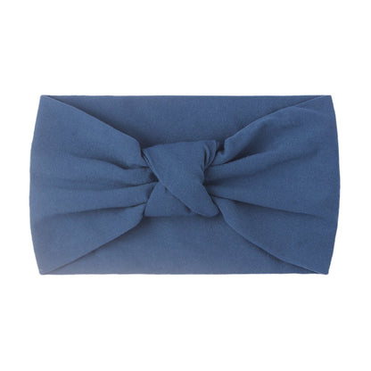 Children's Headwear Baby Solid Nylon Brimmed Hair Band Baby