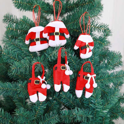Christmas Desktop Decoration Clothing StyleTableware Cover