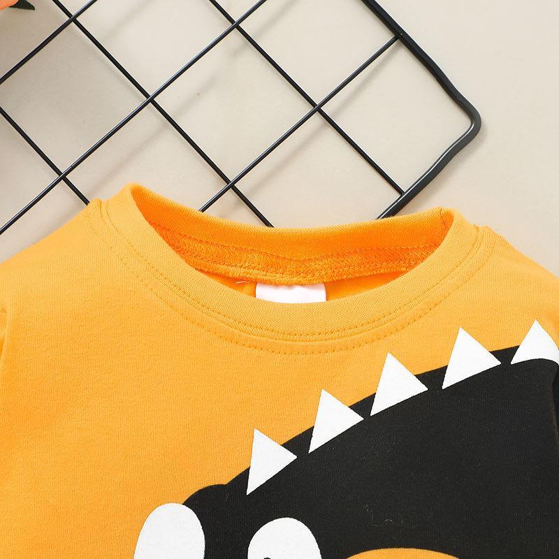 Children's Cartoon Crewneck Long Sleeve Tee