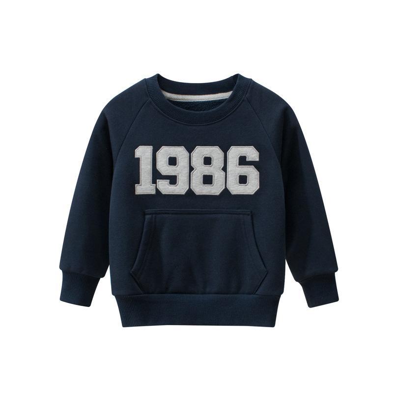 Children's Long Sleeve Sweater Plus Velvet