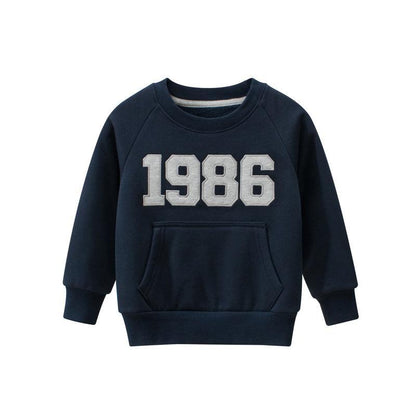Children's Long Sleeve Sweater Plus Velvet