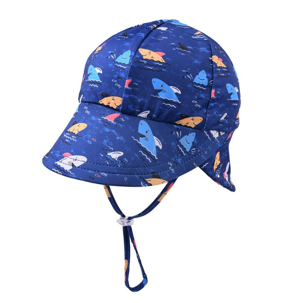 Children's Printed Sun Hat Baby Big Brimmed Sunscreen Hat
