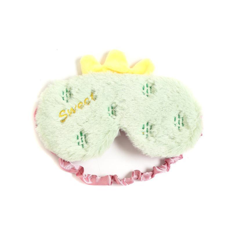 Fruit Style Plush Eye Patch Breathable Sleep Eyeshade