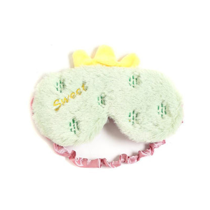 Fruit Style Plush Eye Patch Breathable Sleep Eyeshade