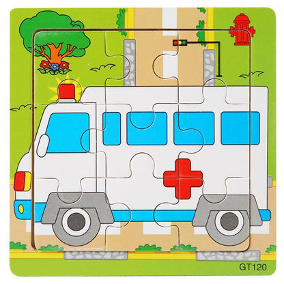 Small Wooden Jigsaw Puzzle for Children