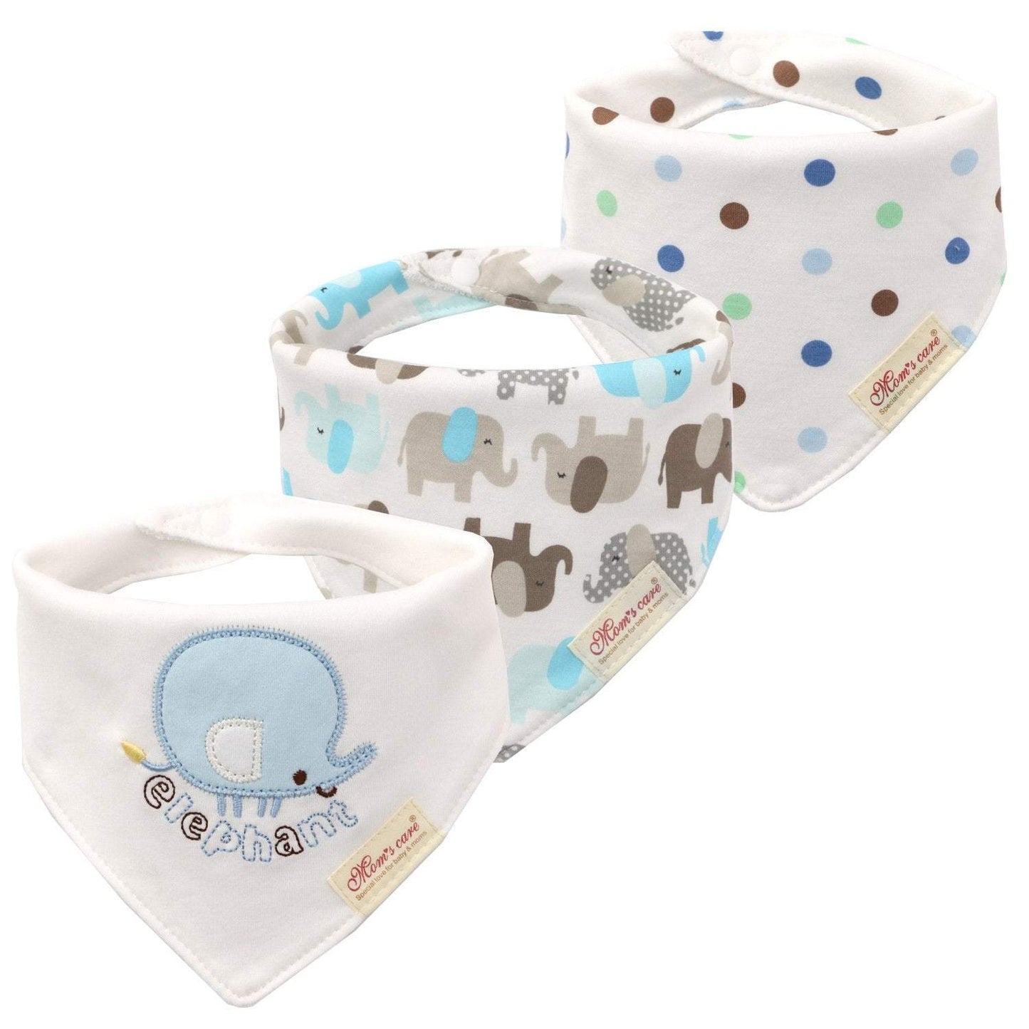 3pcs/set Baby Triangle Bib Saliva towel
