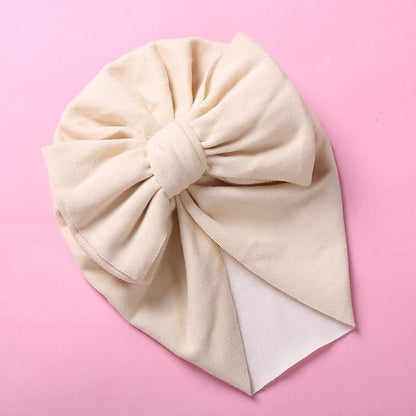 Children's Double Bow Cashmere Hat