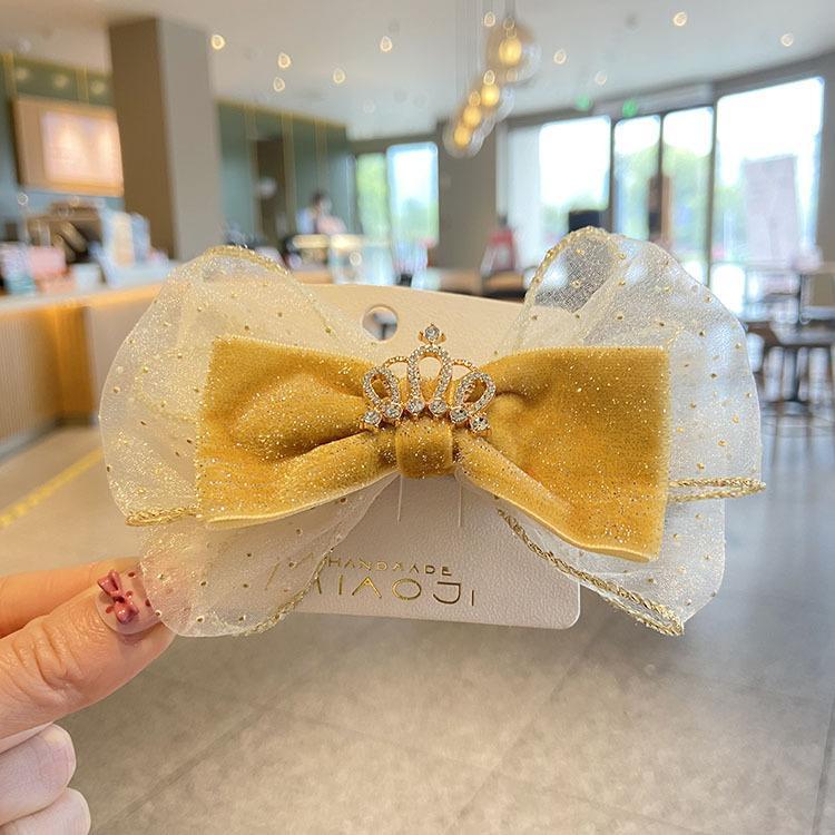 Children's Crown Bow Hairpin