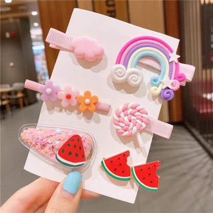 Children's Hairpin Set Colorful Hair Accessories