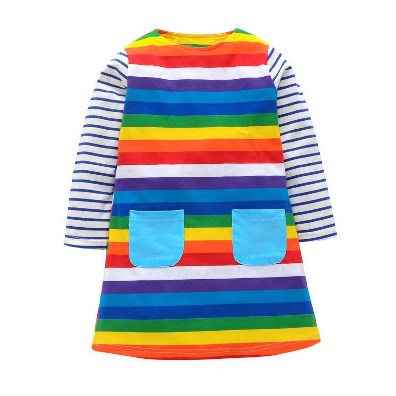 Girl's Long Sleeve Backing Shirt Crewneck Tee