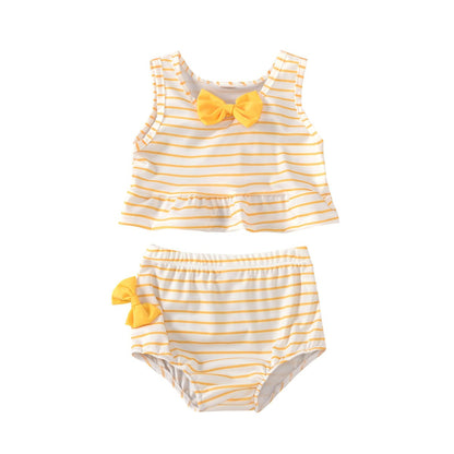 Vertical stripe SWIMSUIT SET Beach Beach swimsuit