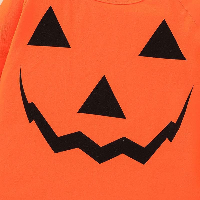 Halloween Ghost Tee Pants Two-Piece Set
