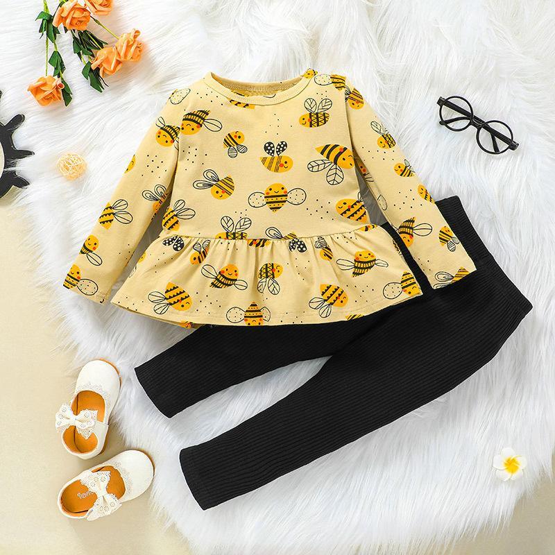 Children's Autumn Long Sleeve Jacket Pants Two-Piece Set