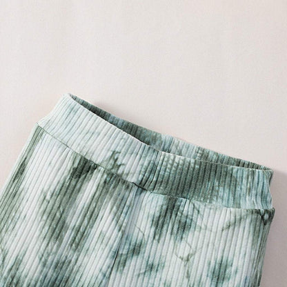 Striped Set Baby Long Sleeve Sweat Pants Two-Piece Set