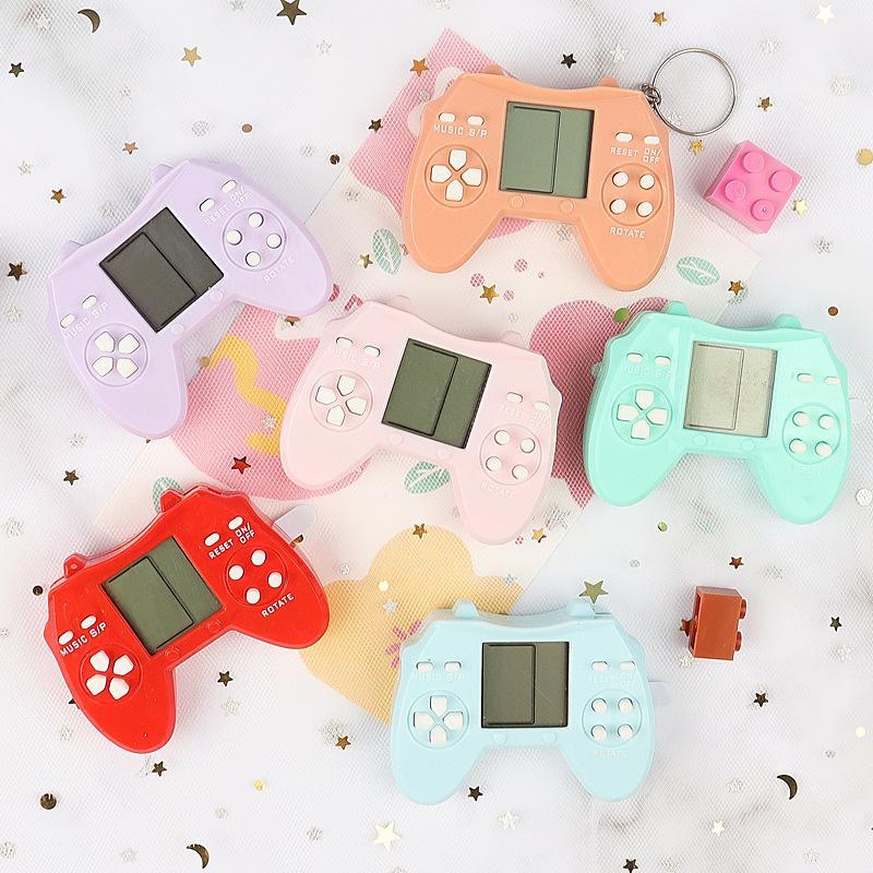 Game Machine Key Chain Educational Toy Pendant