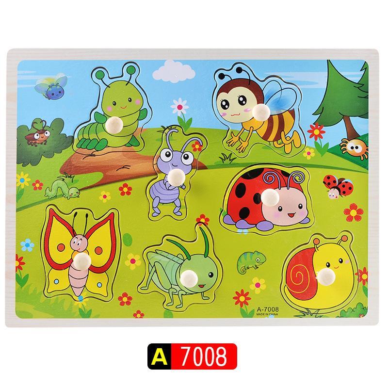 Wooden Early Childhood Education Building Block Toys for Children