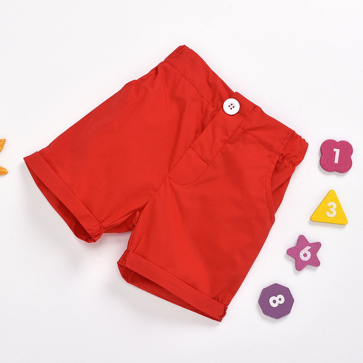 Shark gentleman boys' short sleeve suit