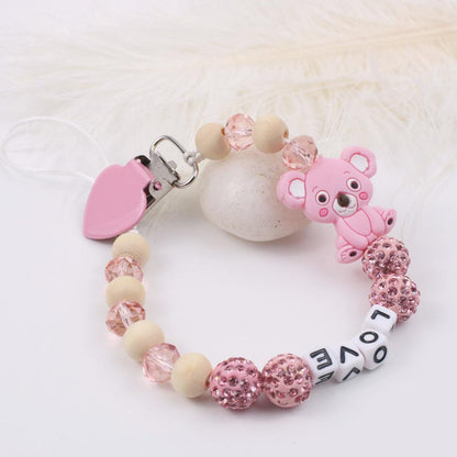 Baby Koala Pacifier Clip Teether Anti-drop Chain