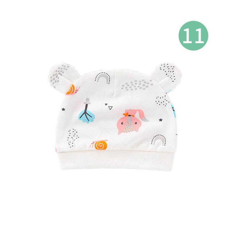 Binaural Printed Hat For Newborn Baby