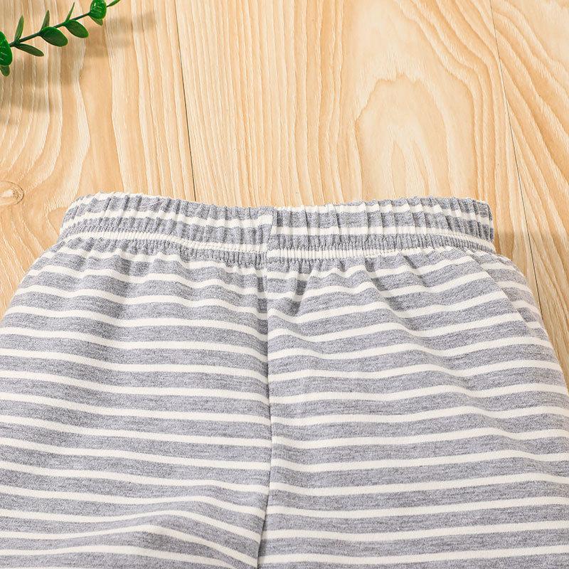 Children's Alphabet T-shirt Pants Two-Piece Set