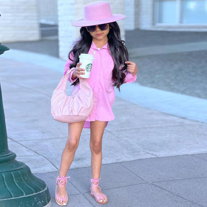 Girls' Dress Long Sleeve Shirt