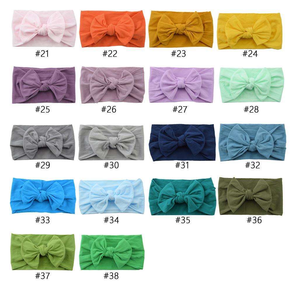 Children's Hair Accessories Nylon Bow Hair Band
