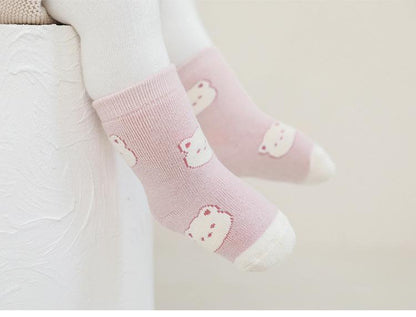Newborn Baby Socks Padded Terry Warm Cotton Socks