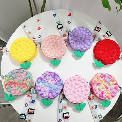 Colorful Decompression Toy Coin Purse