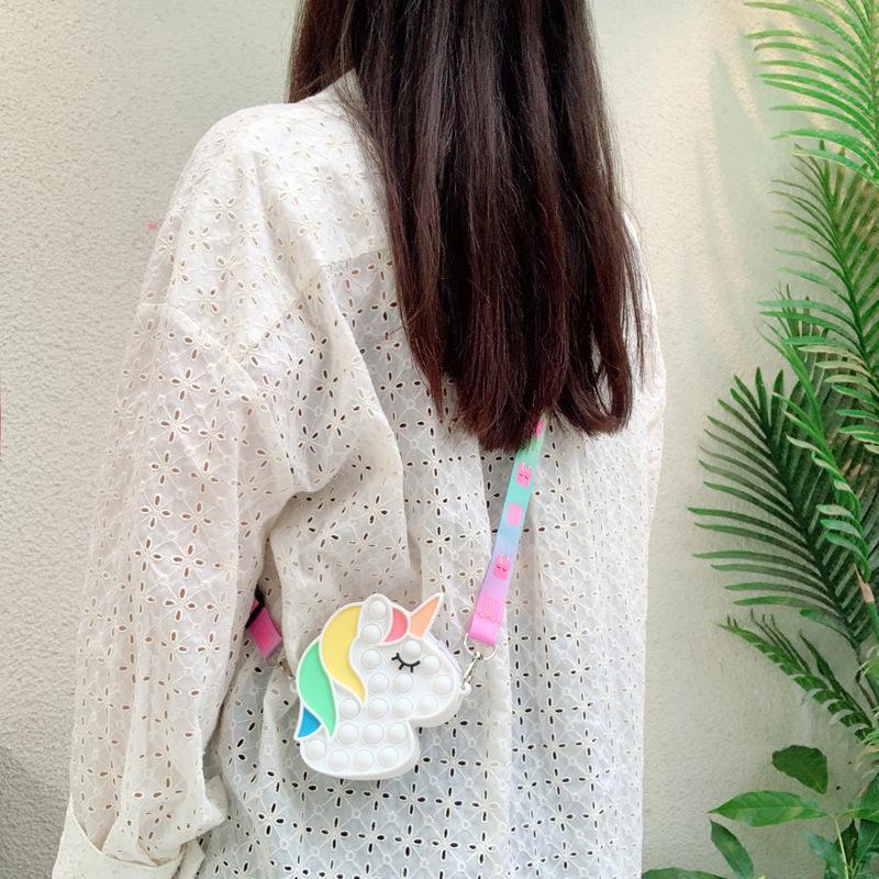 Children's Decompression Toy Bag Silicone Coin Purse