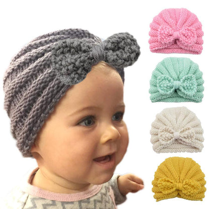 Children's Bow Wool Hat