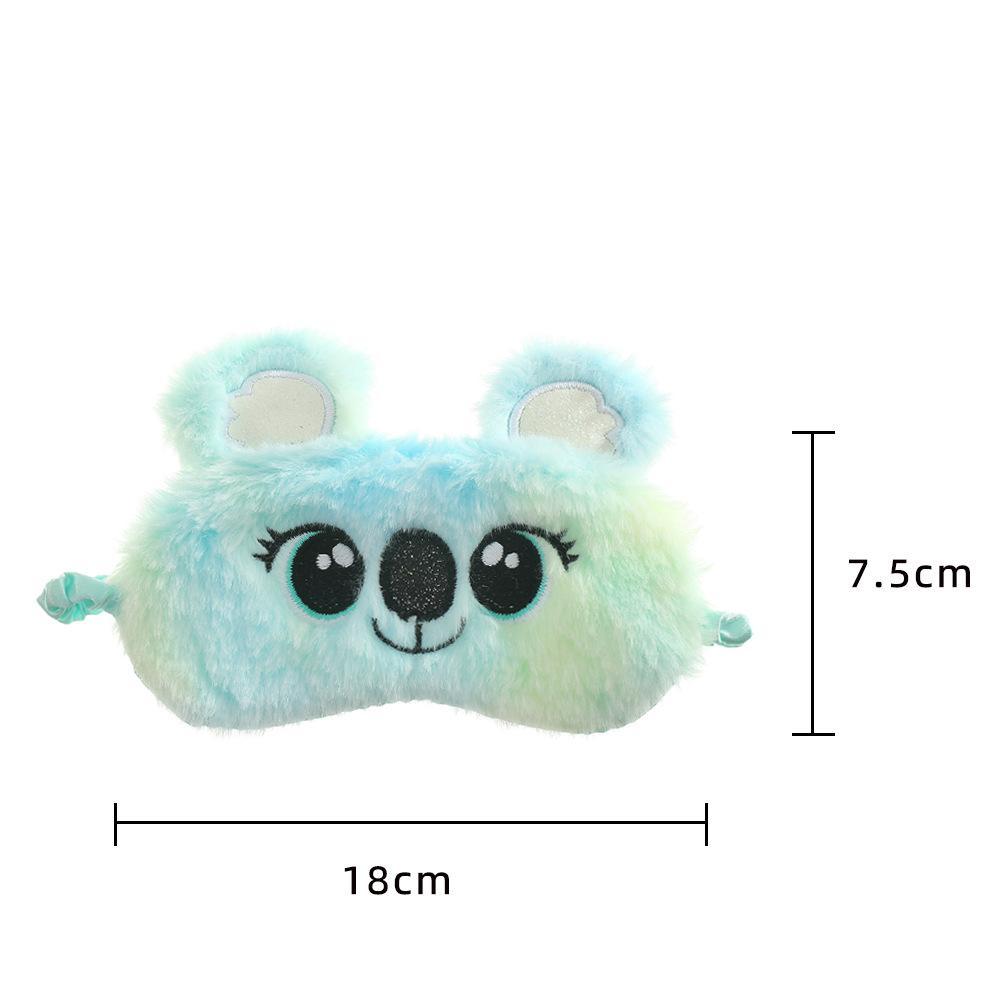 Children's Koala Cartoon Eye Patch Plush Sleep Eyeshade